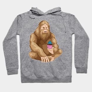 Bigfoot Halloween Cupcake Hoodie